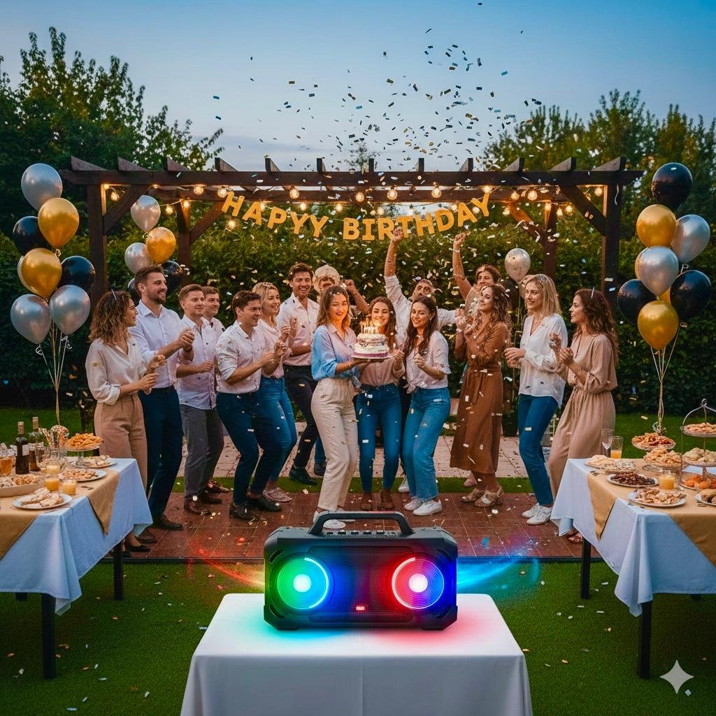 Professional audio speaker setup for event rental in Hamilton Ohio