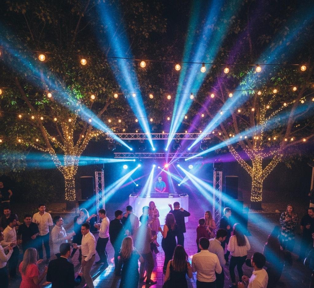 Party light rentals for weddings and events in Hamilton, Ohio