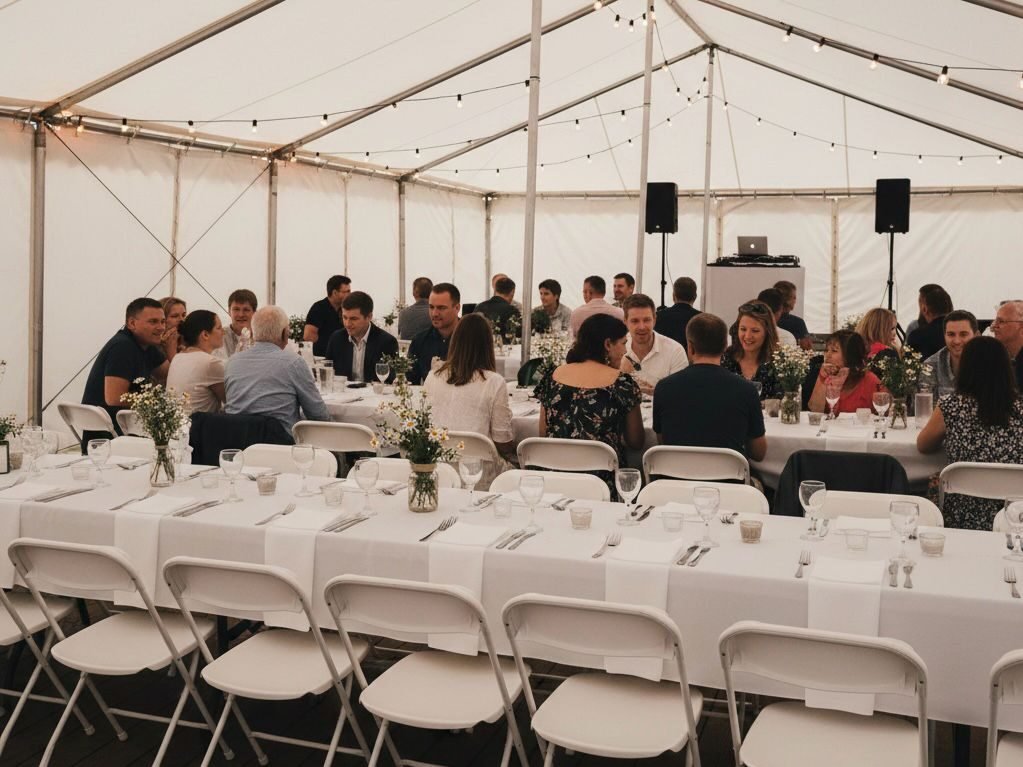 Party rental package setup in Hamilton Ohio