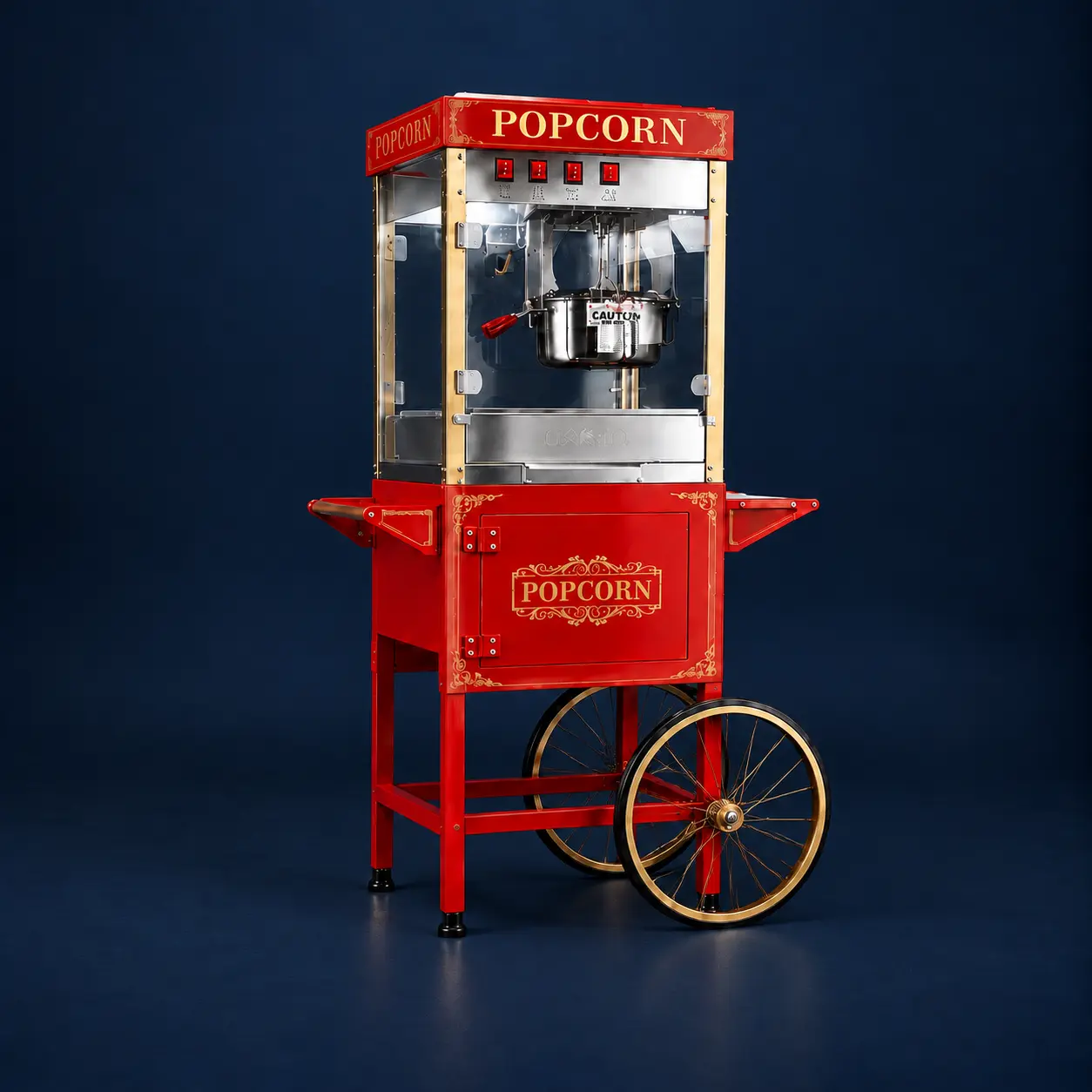 Popcorn Machine Rental with Cart